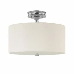 Best Pirce 🔔 Capital Lighting Studio 3-light Polished Nickel Semi-Flush Mount - Polished Nickel 💯