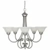 Best deal 🔔 Capital Lighting Hometown 5-light Matte Nickel Chandelier - Matte Nickel 🎁