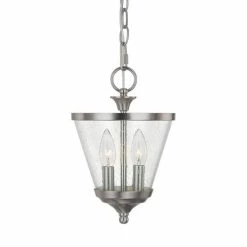 Top 10 ๐ Capital Lighting Stanton 2-light Convertible Foyer Pendant Brushed Nickel ๐งจ