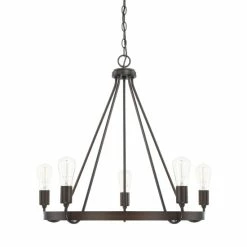 Flash Sale ✨ Capital Lighting Tanner 5-light Steel Chandelier Bronze 🤩 -Capital Lighting Shop unnamed file 2160