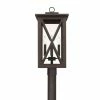 Promo 😉 Capital Lighting Avondale 4-light Oiled Bronze Outdoor Post Mount 🌟