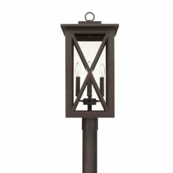 Promo 😉 Capital Lighting Avondale 4-light Oiled Bronze Outdoor Post Mount 🌟