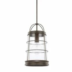 Flash Sale 😉 Capital Lighting Beaufort 1-light Nordic Grey Pendant 💯