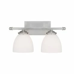Wholesale 🔥 Capital Lighting Chapman 2-light Matte Nickel Bath/Vanity Light - Matte Nickel 🤩