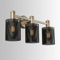 Cheapest 🎁 Capital Lighting Dax 3-light Aged Brass/Black Bath/Vanity Fixture 🥰 -Capital Lighting Shop unnamed file 2213
