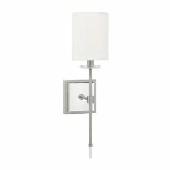 Hot Sale 👍 Capital Lighting Contemporary 1-light Brushed Nickel Wall Sconce - Brushed Nickel 😀