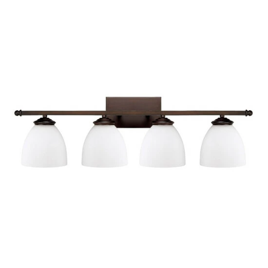 Brand new ๐ฏ Capital Lighting Chapman 4-light Burnished Bronze Bath/Vanity Light โญ 1 Brand new ๐ฏ Capital Lighting Chapman 4-light Burnished Bronze Bath/Vanity Light โญ