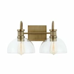 Buy 🔥 Capital Lighting Cassidy 2-light Aged Brass Bath/ Vanity Fixture W/ Clear Glass 🔔 -Capital Lighting Shop unnamed file 2234