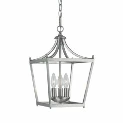 Cheapest 👍 Capital Lighting Stanton 3-light Brushed Nickel Foyer Fixture - Brushed Nickel 🛒