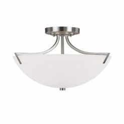 Brand new 😉 Capital Lighting Stanton 3-light Brushed NIckel Semi-Flush Mount - Brushed Nickel 👍