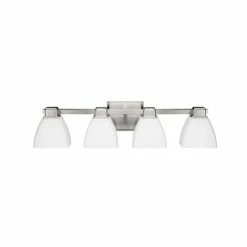 Deals 🥰 Capital Lighting Transitional 4-light Brushed Nickel Bath/Vanity Light - Brushed Nickel 🌟