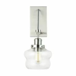 Outlet ✔️ Capital Lighting 1-light Brushed Nickel Wall Sconce ⭐