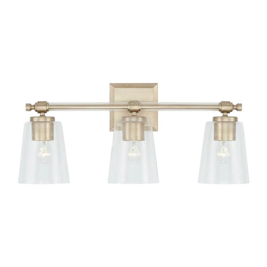 Best deal ๐ Capital Lighting Breigh 3-light Brushed Champagne Bath/ Vanity Fixture ๐ 2 Best deal ๐ Capital Lighting Breigh 3-light Brushed Champagne Bath/ Vanity Fixture ๐ - Image 2