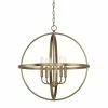 Outlet 😀 Capital Lighting 4-Light Pendant Polished Nickel ✔️