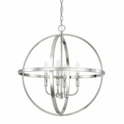 Outlet 😀 Capital Lighting 4-Light Pendant Polished Nickel ✔️ -Capital Lighting Shop unnamed file 2279