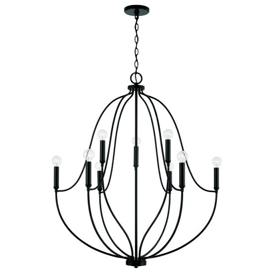 Budget ✔️ Capital Lighting Madison 9-light Chandelier Matte Black 😍 5 Budget ✔️ Capital Lighting Madison 9-light Chandelier Matte Black 😍 - Image 5