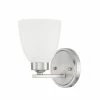 Outlet 🎁 Capital Lighting Jameson 1-light Wall Sconce Brushed Nickel 😉