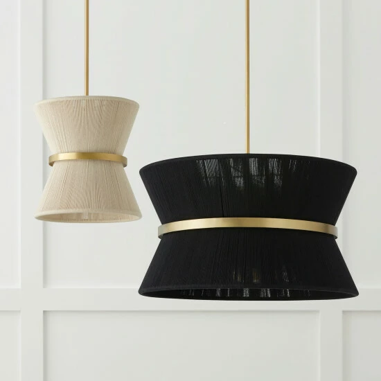 Cheapest ⭐ Capital Lighting Cecilia 24.25" 8-light Patinaed Brass/ Tapered String Pendant Patinaed Brass/ Bleached Natural Rope 👍 2 Cheapest ⭐ Capital Lighting Cecilia 24.25" 8-light Patinaed Brass/ Tapered String Pendant Patinaed Brass/ Bleached Natural Rope 👍 - Image 2