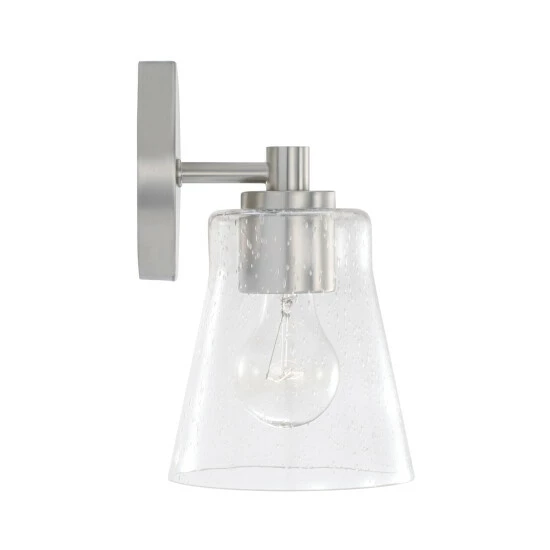 New 💯 Capital Lighting Baker 1-light Wall Sconce W/ Clear Seeded Glass Matte Black 😍 7 New 💯 Capital Lighting Baker 1-light Wall Sconce W/ Clear Seeded Glass Matte Black 😍 - Image 7