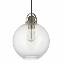 Coupon 🎁 Capital Lighting Urban 1-light Graphite With Aged Brass Mini Pendant 🛒