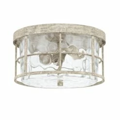 Best Pirce 🔥 Capital Lighting Beaufort 2-light Mystic Sand Flush Mount - Mystic Sand ❤️