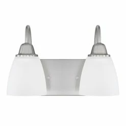 Coupon 🛒 Capital Lighting Trenton 2-light Brushed Nickel Bath/Vanity Light - Brushed Nickel 👍