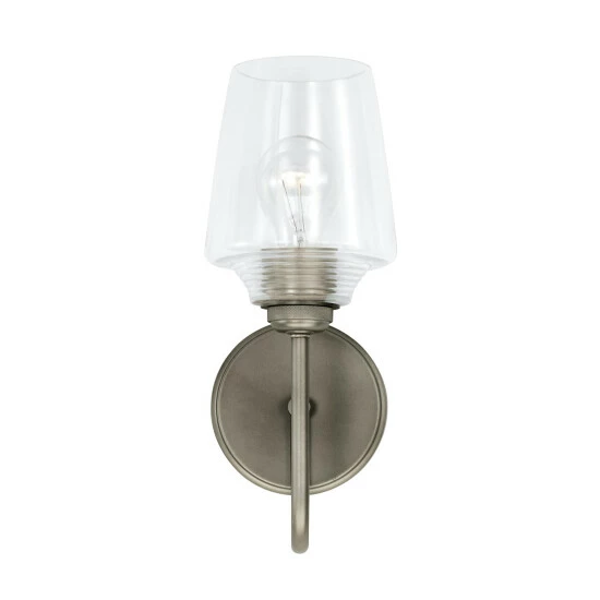 Hot Sale ⭐ Capital Lighting Miller 1-light 5.25-inch Wall Sconce W/ Clear Ribbed Glass Graphite 🧨 8 Hot Sale ⭐ Capital Lighting Miller 1-light 5.25-inch Wall Sconce W/ Clear Ribbed Glass Graphite 🧨 - Image 8