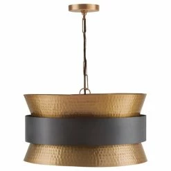 Brand new 🎁 Capital Lighting 4-light Patinaed Brass/Dark Zinc Pendant 🧨 -Capital Lighting Shop unnamed file 235