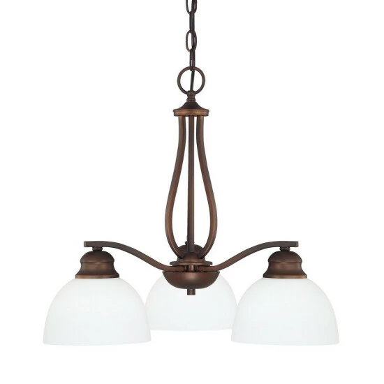 Wholesale ✨ Capital Lighting Stanton 3-light Burnished Bronze Chandelier ✔️ 1 Wholesale ✨ Capital Lighting Stanton 3-light Burnished Bronze Chandelier ✔️