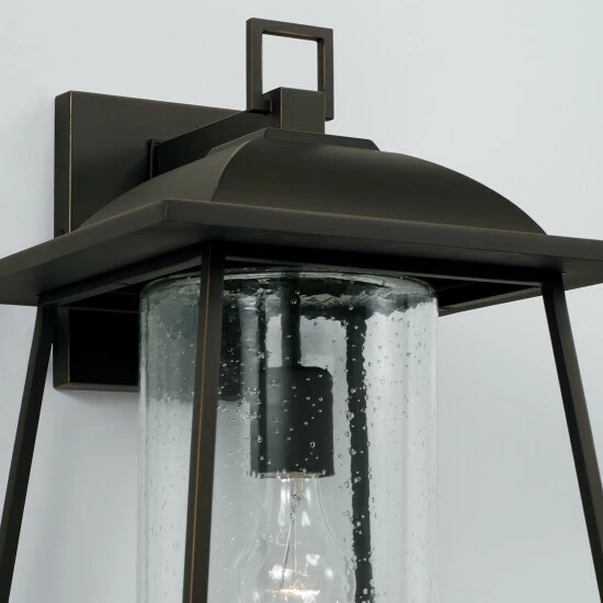 Flash Sale 🔔 Capital Lighting Durham 10.5" 1-light Outdoor Wall Lantern W/ Clear Seeded Glass Black 🎉 7 Flash Sale 🔔 Capital Lighting Durham 10.5" 1-light Outdoor Wall Lantern W/ Clear Seeded Glass Black 🎉 - Image 7