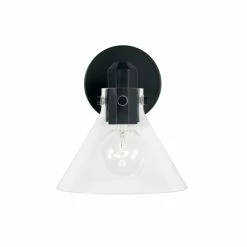 Cheap 👏 Capital Lighting Greer 1-light Sconce W/ Clear Glass Matte Black 🤩 -Capital Lighting Shop unnamed file 2395