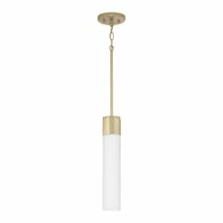 Best Pirce ๐ Capital Lighting Sutton 1-light Soft Gold Mini Pendant W/ Soft White Glass ๐ฅฐ