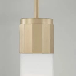 Best Pirce 🛒 Capital Lighting Sutton 1-light Soft Gold Mini Pendant W/ Soft White Glass 🥰 -Capital Lighting Shop unnamed file 2398