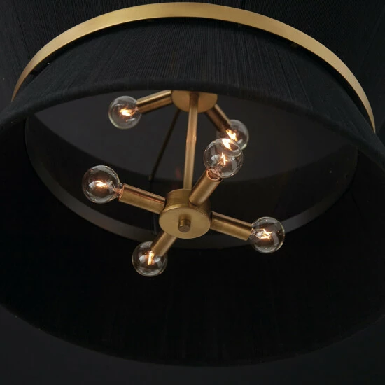 Cheapest ⭐ Capital Lighting Cecilia 24.25" 8-light Patinaed Brass/ Tapered String Pendant Patinaed Brass/ Bleached Natural Rope 👍 3 Cheapest ⭐ Capital Lighting Cecilia 24.25" 8-light Patinaed Brass/ Tapered String Pendant Patinaed Brass/ Bleached Natural Rope 👍 - Image 3