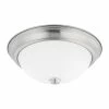 Best deal 🛒 Capital Lighting 2-light Brushed Nickel Flush Mount - Brushed Nickel 😀