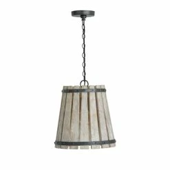 Cheap ✔️ Capital Lighting Remi 1-light Brushed White Wash/ Nordic Iron Pendant 🤩