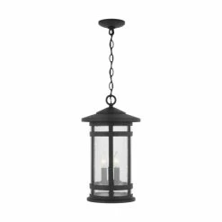 Coupon ✨ Capital Lighting Mission Hills 3-light Black Outdoor Hanging Lantern ⭐