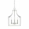 Budget 👏 Capital Lighting Wright 4-light Polished Nickel Foyer Pendant 🎉