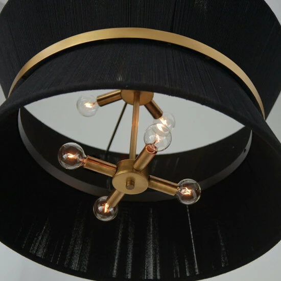 Cheapest ⭐ Capital Lighting Cecilia 24.25" 8-light Patinaed Brass/ Tapered String Pendant Patinaed Brass/ Bleached Natural Rope 👍 4 Cheapest ⭐ Capital Lighting Cecilia 24.25" 8-light Patinaed Brass/ Tapered String Pendant Patinaed Brass/ Bleached Natural Rope 👍 - Image 4