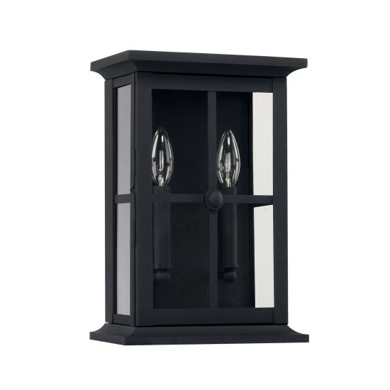 Outlet ๐งจ Capital Lighting Mansell 2-light Black Outdoor Wall Lantern ๐ 1 Outlet ๐งจ Capital Lighting Mansell 2-light Black Outdoor Wall Lantern ๐