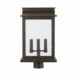 Buy 🎁 Capital Lighting Bolton 3-light Oiled Bronze Outdoor Post Lantern 🔔