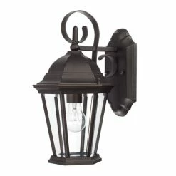 Alternative view of New 🔔 Capital Lighting Carriage House 1-light Old Bronze Outdoor Wall Lantern 😀