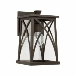 Coupon ⌛ Capital Lighting Marshall Outdoor 1-light Small Wall Lantern W/ Clear Glass Black 👍 -Capital Lighting Shop unnamed file 2538