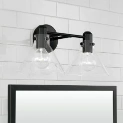 Deals 🧨 Capital Lighting Greer 2-light Bath/ Vanity Fixture W/ Clear Glass Matte Black 🥰 -Capital Lighting Shop unnamed file 2546