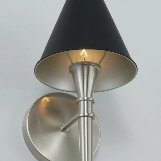 Flash Sale โญ Capital Lighting Benson 1-light Black Tie 6.25-inch Wall Sconce ๐ฅ 2 Flash Sale โญ Capital Lighting Benson 1-light Black Tie 6.25-inch Wall Sconce ๐ฅ - Image 2