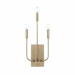 Cheap 🧨 Capital Lighting Zander 3-light Aged Brass Wall Sconce ✔️