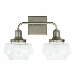 Best reviews of 🤩 Capital Lighting Miller 2-light 17-inch Bath/ Vanity Fixture W/ Clear Ribbed Glass Aged Brass 🔔 -Capital Lighting Shop unnamed file 2580