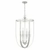 Top 10 😉 Capital Lighting Laurent 18" 4-light Polished Nickel Foyer Pendant W/ Crystal Bobeches 👍
