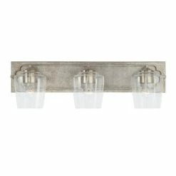 Cheapest 🧨 Capital Lighting Merrick 3-light 25-inch Bath/ Vanity Fixture W/ Clear Seeded Glass Old Bronze 😍 -Capital Lighting Shop unnamed file 2606