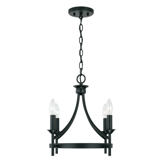 Best deal โ๏ธ Capital Lighting Peyton 4-light Matte Black Dual Mount Semi-Flush/ Pendant ๐ 6 Best deal โ๏ธ Capital Lighting Peyton 4-light Matte Black Dual Mount Semi-Flush/ Pendant ๐ - Image 6